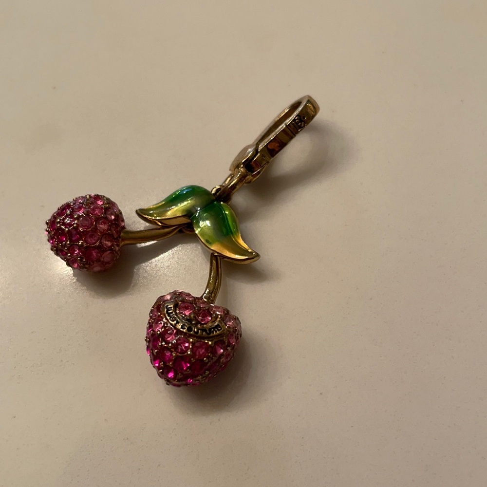 Juicy Couture Pink ombré Cherry  Charm